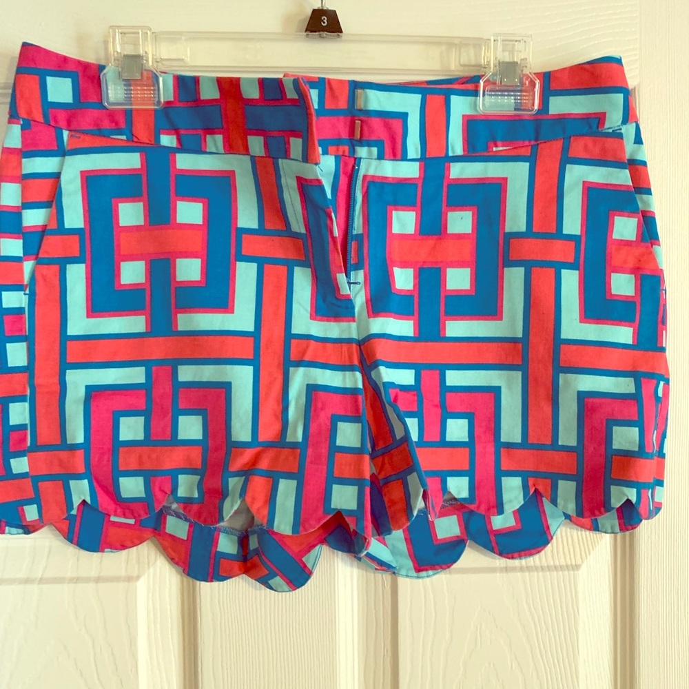 Crown and Ivy Pink and Blue Shorts